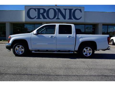 Summit White GMC Canyon SLE Crew Cab.  Click to enlarge.