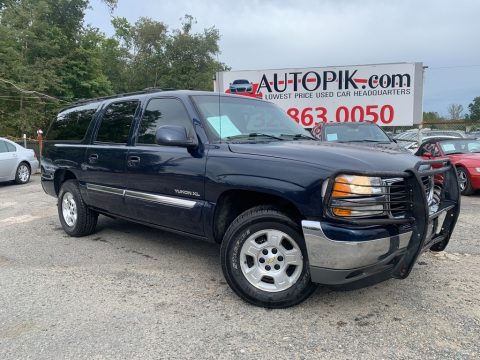 Deep Blue Metallic GMC Yukon XL SLT.  Click to enlarge.