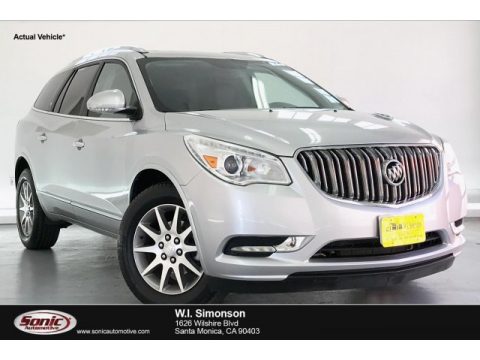 Quicksilver Metallic Buick Enclave Leather.  Click to enlarge.