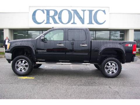 Onyx Black GMC Sierra 1500 SLE Crew Cab 4x4.  Click to enlarge.
