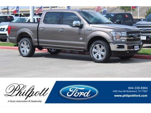 Stone Gray Ford F150 King Ranch SuperCrew 4x4.  Click to enlarge.