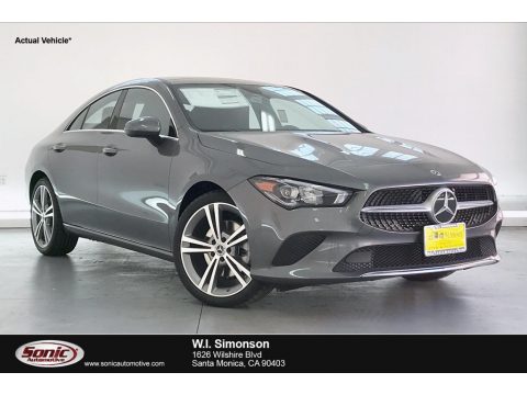 Mountain Grey Metallic Mercedes-Benz CLA 250 Coupe.  Click to enlarge.