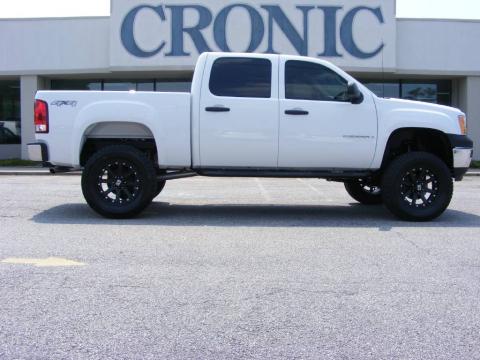 Summit White GMC Sierra 1500 Work Truck Crew Cab 4x4.  Click to enlarge.