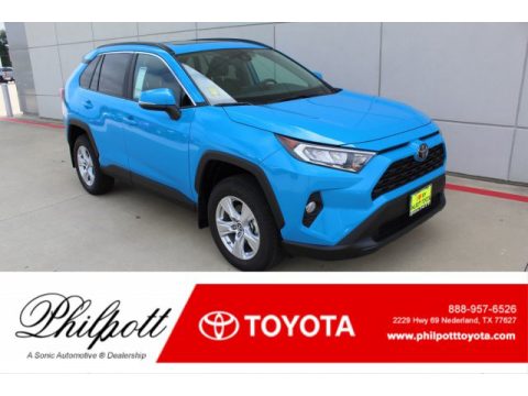 Blue Flame Toyota RAV4 XLE.  Click to enlarge.