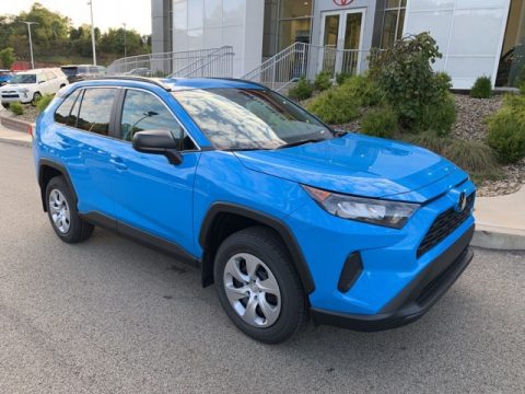 Blue Flame Toyota RAV4 LE.  Click to enlarge.