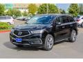 Front 3/4 View of 2019 Acura MDX  #3