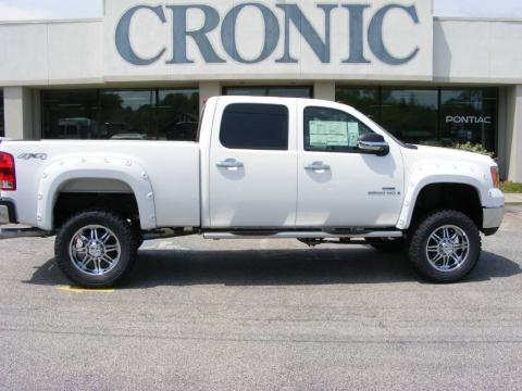 Summit White GMC Sierra 2500HD Work Truck Crew Cab 4x4.  Click to enlarge.