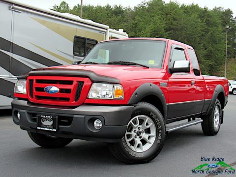 Redfire Metallic Ford Ranger FX4 Off-Road SuperCab 4x4.  Click to enlarge.