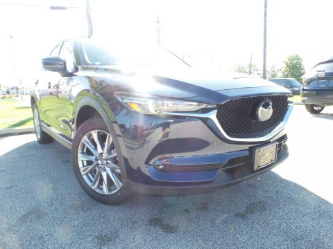 Deep Crystal Blue Mica Mazda CX-5 Grand Touring AWD.  Click to enlarge.