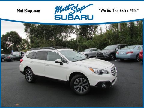 Crystal White Pearl Subaru Outback 2.5i Limited. Click to enlarge. Crystal White Pearl Subaru Outback 2.5i Limited. Click to enlarge.
