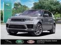 Front 3/4 View of 2020 Land Rover Range Rover Sport HSE Dynamic #1