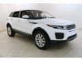 Front 3/4 View of 2019 Land Rover Range Rover Evoque SE #1