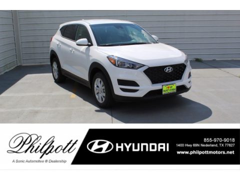 Cream White Pearl Hyundai Tucson SE.  Click to enlarge.