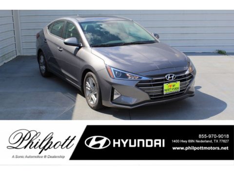 Machine Gray Hyundai Elantra Value Edition.  Click to enlarge.