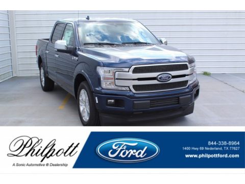 Blue Jeans Ford F150 Platinum SuperCrew.  Click to enlarge.
