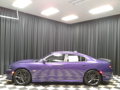 Plum Crazy Pearl Dodge Charger R/T Scat Pack.  Click to enlarge.