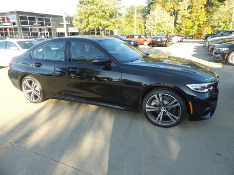 Black Sapphire Metallic BMW 3 Series 330i xDrive Sedan.  Click to enlarge.