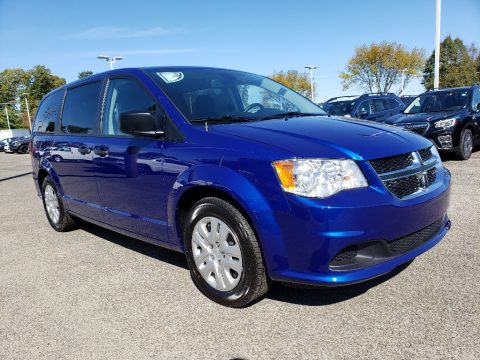 Indigo Blue Dodge Grand Caravan SE.  Click to enlarge.