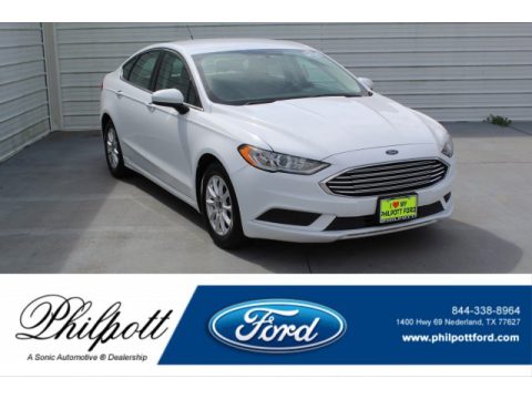 Oxford White Ford Fusion S.  Click to enlarge.