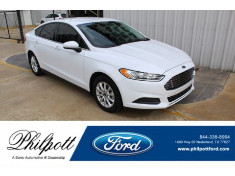 Oxford White Ford Fusion S.  Click to enlarge.