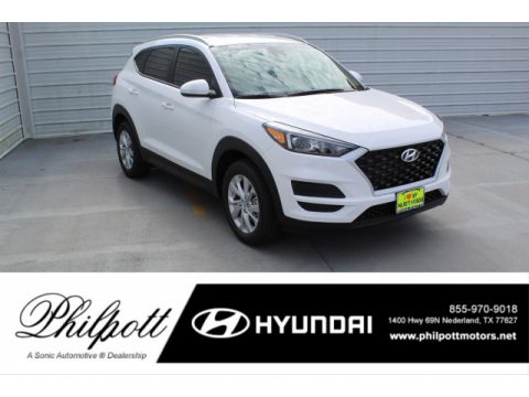 Winter White Hyundai Tucson Value.  Click to enlarge.