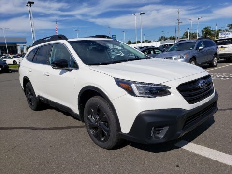 Crystal White Pearl Subaru Outback Onyx Edition XT.  Click to enlarge.