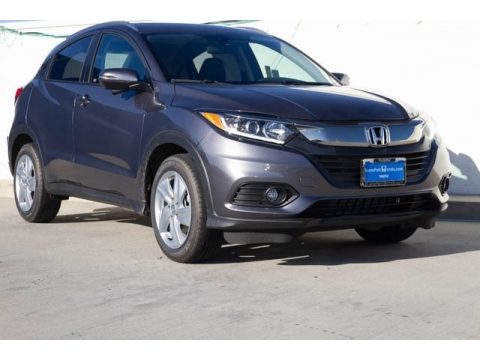 Modern Steel Metallic Honda HR-V EX.  Click to enlarge.
