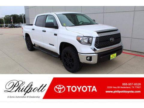 Super White Toyota Tundra TSS Off Road CrewMax 4x4.  Click to enlarge.
