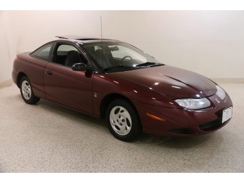 Cranberry Saturn S Series SC1 Coupe.  Click to enlarge.