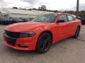 Front 3/4 View of 2019 Dodge Charger SXT AWD #5