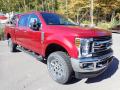 Front 3/4 View of 2019 Ford F250 Super Duty XLT Crew Cab 4x4 #3