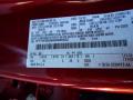 Ford Color Code RR Ruby Red #12