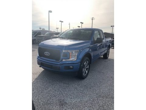 Velocity Blue Ford F150 STX SuperCab 4x4.  Click to enlarge.