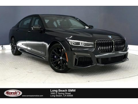 Black Sapphire Metallic BMW 7 Series 740i Sedan.  Click to enlarge.