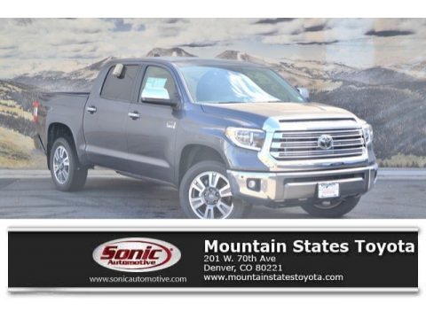 Magnetic Gray Metallic Toyota Tundra 1794 Edition CrewMax 4x4.  Click to enlarge.
