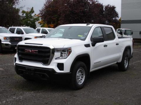 Summit White GMC Sierra 1500 Crew Cab 4WD.  Click to enlarge.