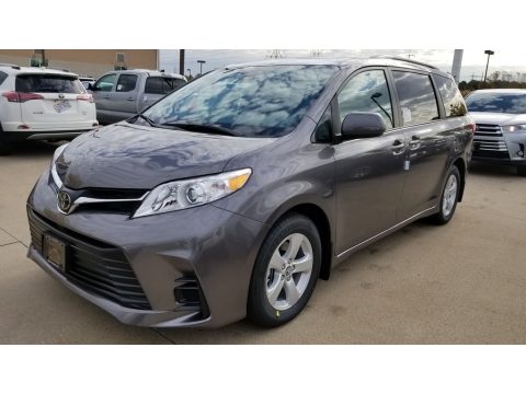 Predawn Gray Mica Toyota Sienna LE.  Click to enlarge.