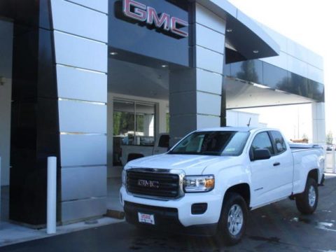 Summit White GMC Canyon Extended Cab.  Click to enlarge.