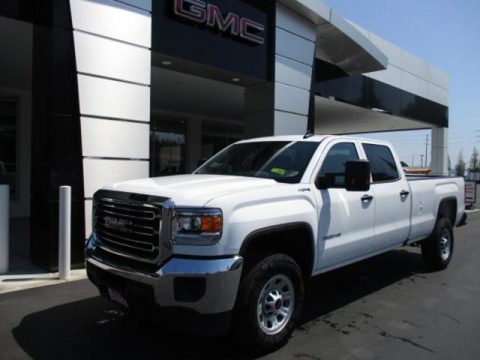 Summit White GMC Sierra 3500HD Crew Cab 4WD.  Click to enlarge.