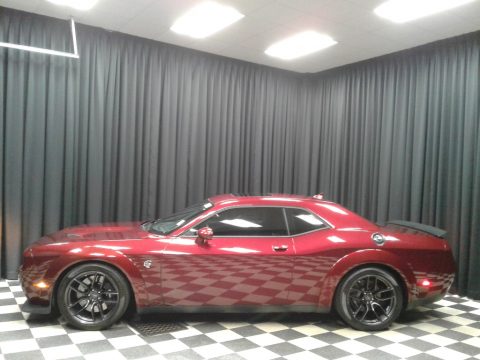 Octane Red Pearl Dodge Challenger SRT Hellcat Widebody.  Click to enlarge.