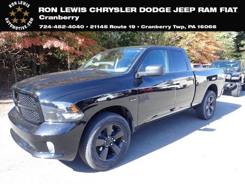 Brilliant Black Crystal Pearl Ram 1500 Classic Express Quad Cab 4x4.  Click to enlarge.