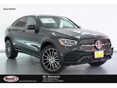 Graphite Grey Metallic Mercedes-Benz GLC 300 4Matic Coupe.  Click to enlarge.