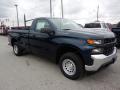 Front 3/4 View of 2020 Chevrolet Silverado 1500 WT Regular Cab 4x4 #3