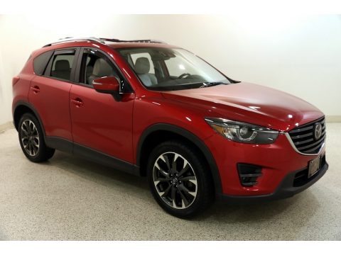 Soul Red Metallic Mazda CX-5 Grand Touring AWD.  Click to enlarge.