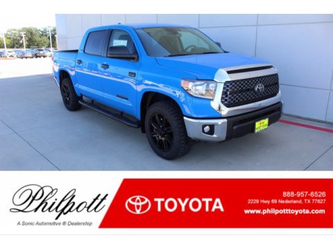 Voodoo Blue Toyota Tundra TSS Off Road CrewMax.  Click to enlarge.