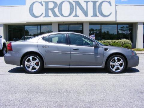Shadow Gray Metallic Pontiac Grand Prix GXP Sedan.  Click to enlarge.