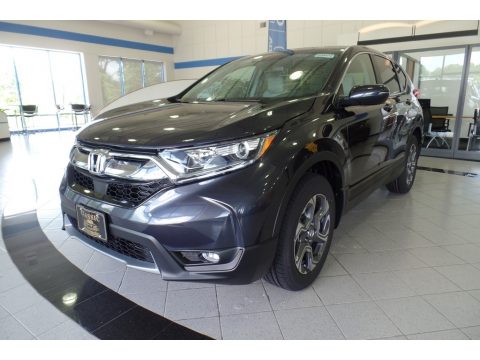 Gunmetal Metallic Honda CR-V EX-L AWD.  Click to enlarge.