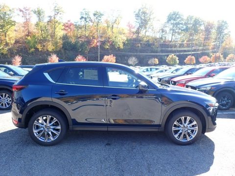 Deep Crystal Blue Mica Mazda CX-5 Grand Touring AWD.  Click to enlarge.