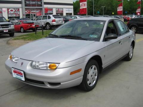 Silver Saturn S Series SL1 Sedan.  Click to enlarge.