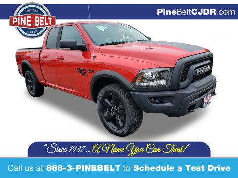 Flame Red Ram 1500 Classic Warlock Quad Cab 4x4.  Click to enlarge.